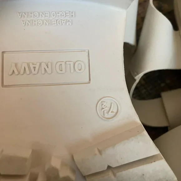 Women's White Sandals - Picture 3 of 5